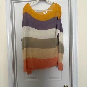The Bluivy Colorful Striped Women's Sweater